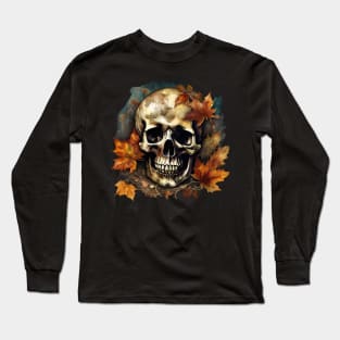 Autumn Skull Long Sleeve T-Shirt